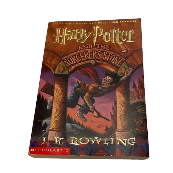 HARRY POTTER & THE SORCERERS STONE Scholastic 1999 J. K. Rowling 1st Printing PB - Picture 1 of 13